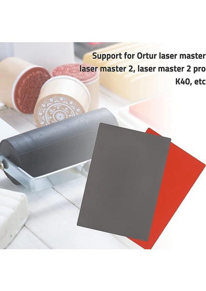 A4 Boyutu 2.3mm (Turuncu-Kırmızı) Lazer Gravür Makinesi Için Kauçuk Damga Sayfası (Yurt Dışından) fırsatları