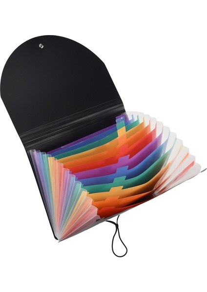 13 Cepli Genişleyen Dosya, File Çanta ve Renkli Etiketli, 13 Aylık Fatura Fiş Düzenleyici, A4 Boyutunda (Yurt Dışından) fiyatları