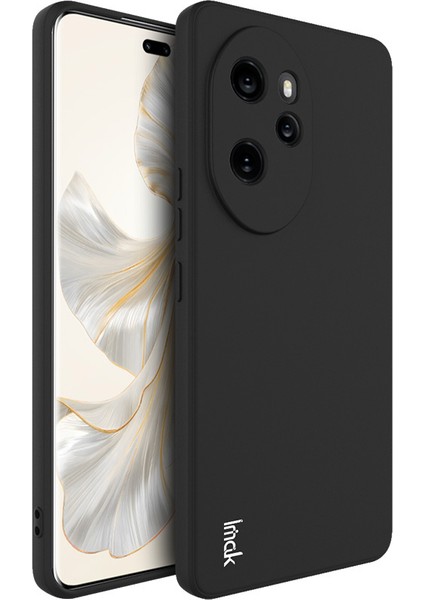 Imak Uc-4 Serisi Honor 100 Pro 5g Kılıf Yumuşak Tpu Düz Kenar Telefon Kılıfı-Siyah (Yurt Dışından)