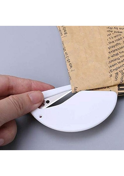 Kağıt Kesici, Mektup Açacağı, Abs Zarf Kesici, Bıçaklı Kağıt Bıçaklı Posta Mektup Açacağı, Üçlü Paket, Beyaz (Yurt Dışından) modelleri