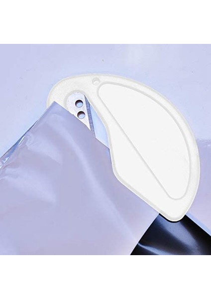 Kağıt Kesici, Mektup Açacağı, Abs Zarf Kesici, Bıçaklı Kağıt Bıçaklı Posta Mektup Açacağı, Üçlü Paket, Beyaz (Yurt Dışından) fırsatları