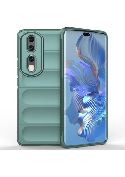 Honor 90 Pro Için Esnek Tpu Telefon Kılıfı, Çizilmeye Dayanıklı Telefon Kabuğu Koruyucu Kılıf-Yeşil (Yurt Dışından)