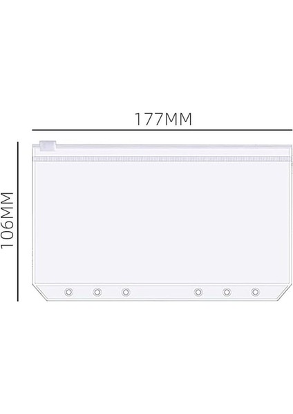 A6 Boyutu Su Geçirmez Pvc Kese, Yuvarlak Örgü Iğnesi Keseleri, Yuvarlak Örgü Iğneleri Çantası Için Fermuarlı Klasörler, Kablo B (Yurt Dışından) fırsatları