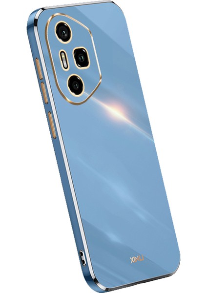 Xınlı For Honor 300 Pro Kılıf Tpu Telefon Kılıfı Galvanik Çerçeveli-Mavi (Yurt Dışından)