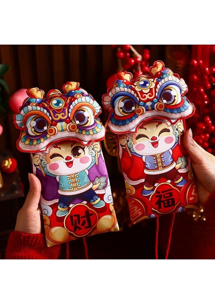 2024 Ejderha Yılı Çin Yeni Yılı Kumaş Kırmızı Zarf Bahar Şenliği Çocuk Yeni Yılı Para Kırmızı Zarf C (Yurt Dışından) fiyatları