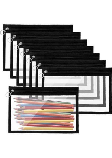 Ev Ofis Malzemelerini Düzenlemek Için 8 Şeffaf Fermuarlı Çanta Pvc Kozmetik Çantası Zarf Saklama Fermuarlı Çanta (Yurt Dışından) fiyatları