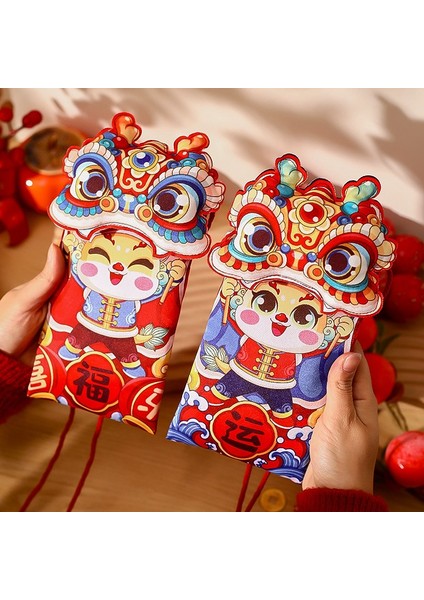 2024 Ejderha Yılı Çin Yeni Yılı Kumaş Kırmızı Zarf Bahar Şenliği Çocuk Yeni Yılı Para Kırmızı Zarf G (Yurt Dışından) indirimleri