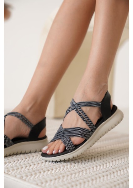 Fame Siyah Kadın Sandalet fiyatları