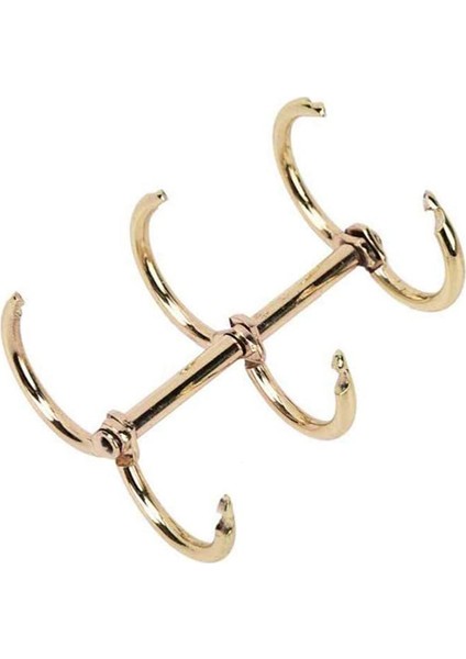 12 Adet 3 Halkalı Kitap Halkaları Yaprak Klasörler Ofis Kitap Halkaları Çıtçıtlı Bölmeli Menteşeli 20MM Iç Çaplı Kitap Halkası Altın (Yurt Dışından) fiyatları