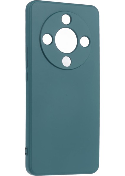 Honor X9B 5G/X50 5g/magic6 Lite 5g Tpu Kılıf Ince Fit Fiber Astarlı Telefon Kılıfı (Hassas Lens Kesiği)-Ordu Yeşili (Yurt Dışından) modelleri