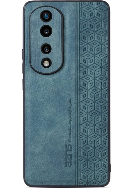 Azns For Honor 70 Pro 5g Baskılı Desen Düşmeye Dayanıklı Pu Deri Kaplamalı Tpu Kapak Kaymaz Cep Telefonu Kılıfı-Yeşil (Yurt Dışından) modelleri