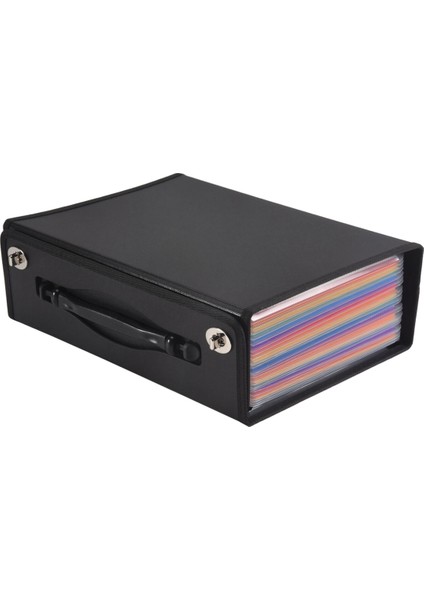 24 Cepli Genişleyen Dosya Klasörü Akordeon Dosya Düzenleyici, Iş ve Ofis Için Plastik Kağıt Belge Fiş Düzenleyici (Yurt Dışından)