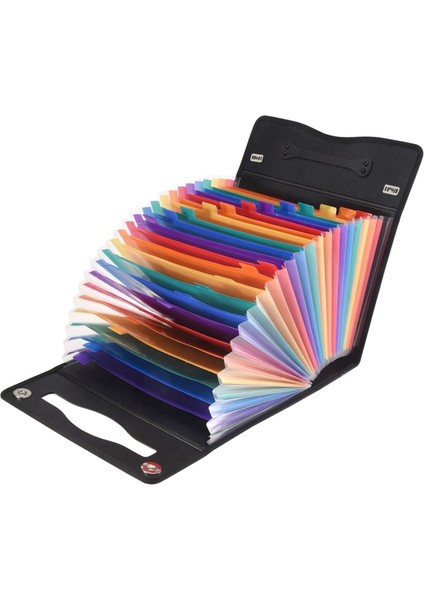 24 Cepli Genişleyen Dosya Klasörü Akordeon Dosya Düzenleyici, Iş ve Ofis Için Plastik Kağıt Belge Fiş Düzenleyici (Yurt Dışından) fırsatları