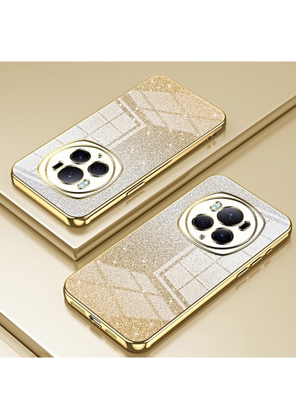 Honor Magic6 Pro 5g Cep Telefonu Kılıfları Degrade Parıltılı Elektrokaplama Tpu Kabuk-Altın (Yurt Dışından) indirimleri