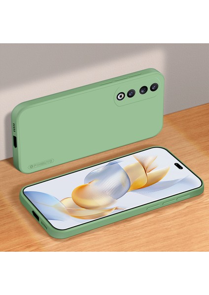 Pınwuyo Jk Touching Serisi Honor 90 Pro Kılıf Fiber Flocking Astar Tpu Telefon Kılıfı-Matcha Yeşili (Yurt Dışından) modelleri