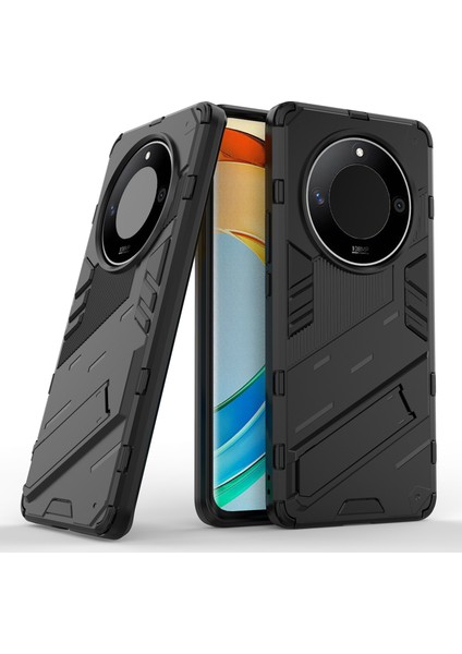 Honor X50/X9B 5g/magic6 Lite 5g Pc+Tpu Darbeye Dayanıklı Telefon Kılıfı Gizli Destek Arka Kapağı-Siyah (Yurt Dışından) indirimleri
