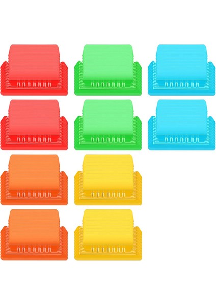 100 Parça Dosya Klasörü Sekmeleri 3,15 Inç Askılı Dosya Klasörü Sekmeleri ve Ekleri Plastik Askılı Dosya Sekmeleri, Çok Renkli (Yurt Dışından)