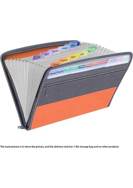 13 Bölmeli Dosya Klasörü Düzenleyici, Fermuarlı Dosya Kutusu Düzenleyici, A4 Kağıt, Banknot, Belge Fişi D'ye Uygun (Yurt Dışından) modelleri