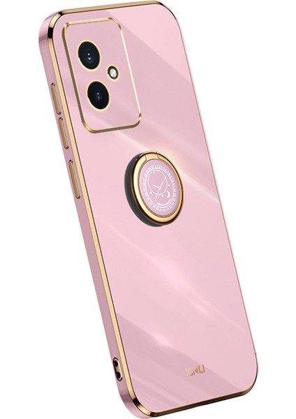 Xınlı For Honor 100 5g Tpu Galvanik Kaplama Halka Braket Telefon Kılıfı-Mor (Yurt Dışından)