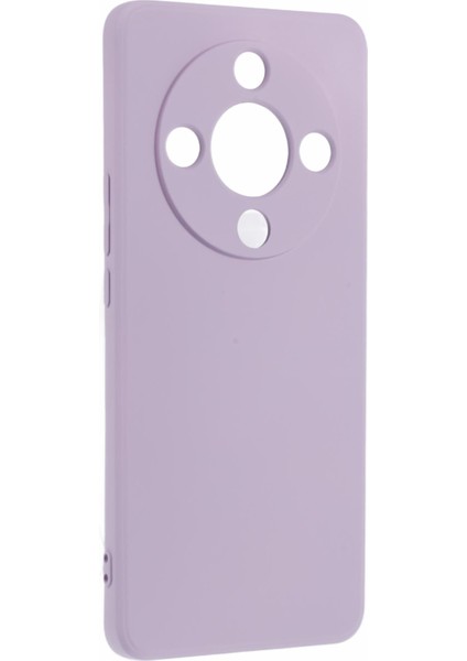 Honor X9B 5G/X50 5g/magic6 Lite 5g Tpu Kılıf Ince Fit Fiber Astarlı Telefon Kılıfı (Hassas Lens Kesiği)-Mor (Yurt Dışından) modelleri