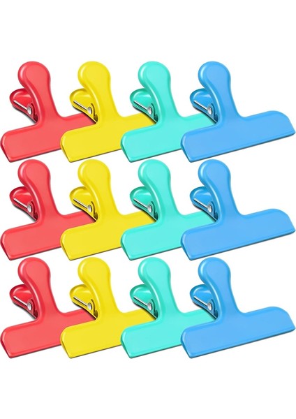 Geniş Paslanmaz Çelik Klipsler, Poşet Klipsleri, Gıda Klipsleri, Patates Cipsi Klipsleri, Ağır Hizmet Tipi Metal Poşet Kapatıcı, Atıştırmalık Kelepçeleri 12 Adet (Yurt Dışından) fiyatları