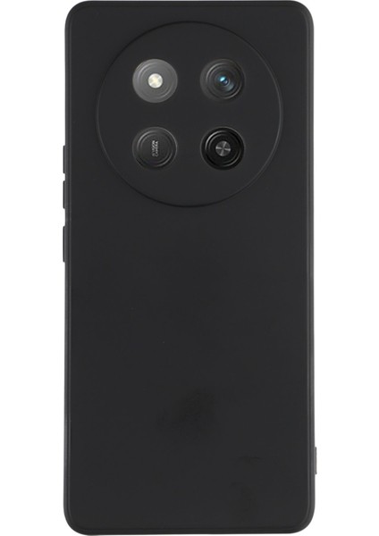 Honor X60 Pro 5G/X9C 5g Kılıf Tpu Arka Yumuşak Çizilmez Fiber Astar Telefon Kılıfı-Siyah (Yurt Dışından)