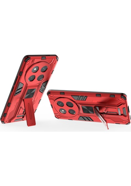 Honor X60 Pro 5g Kılıf Pc+Tpu Darbeye Dayanıklı Telefon Kılıfı Kickstand Ile-Kırmızı (Yurt Dışından) fiyatları