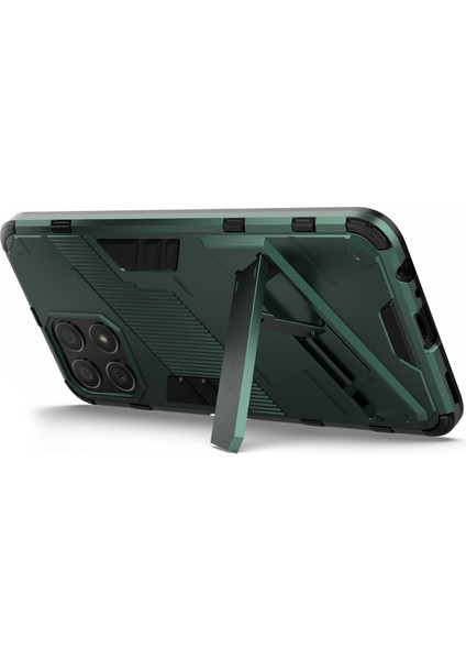 Honor X30I Düşmeye Karşı Destekli Ayak Fonksiyonlu Kombo Pc+Tpu Kılıf Çift Katmanlı Koruyucu Cep Telefonu Kabuğu-Yeşil (Yurt Dışından) indirimleri