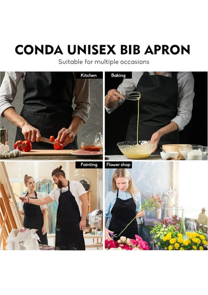 2 Cepli 6'lı Yetişkin Önlüğü, Yemek Pişirme, Fırınlama, Boyama, El Sanatları, Izgara Aktiviteleri Için Ayarlanabilir Sanat Önlüğü (Yurt Dışından) fiyatları