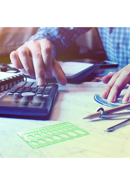 3 Parça Daire Şablonu Plastik Daire ve Oval Şablonlar Ölçüm Şablonları Cetveller Ofis ve Okul Için Dijital Çizim (Yurt Dışından) indirimleri