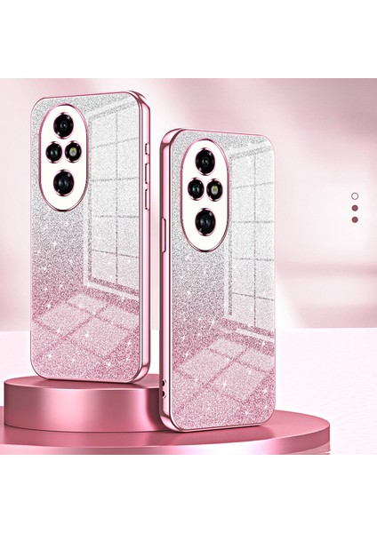 Honor 200 Pro 5g Kılıf Bling Degrade Parıltılı Yumuşak Tpu Telefon Kılıfı-Altın (Yurt Dışından) fiyatları