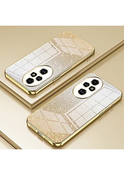 Honor 200 Pro 5g Kılıf Bling Degrade Parıltılı Yumuşak Tpu Telefon Kılıfı-Altın (Yurt Dışından) indirimleri