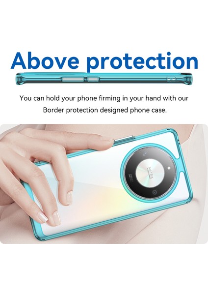 Honor Magic6 Lite 5G/X50 5G/X50 Gt 5G/X50 Pro 5G/X9B 5g Kılıf Şeffaf Telefon Arka Kapağı-Şeffaf Mavi (Yurt Dışından) fırsatları
