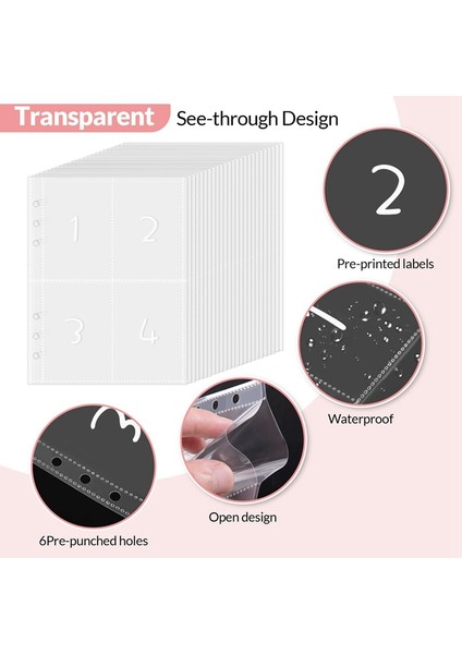 2 Parça 100 Zarf Mücadelesi Klasörü 5.050 Tl Tasarruf Etmenin Kolay ve Eğlenceli Yolu - Tasarruf Mücadeleleri Klasörü, Bütçe Klasörü (Yurt Dışından) indirimleri