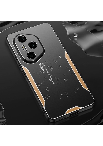 Honor 300 Pro Telefon Kılıfı Alüminyum Alaşımlı Tpu Pc Arka Kapak-Altın (Yurt Dışından) modelleri