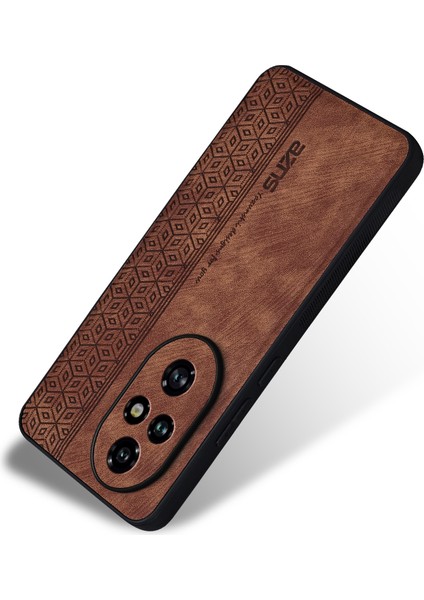 Azns For Honor 200 Pro 5g Kılıf Düşmeye Karşı Dayanıklı Pu+Tpu Telefon Kılıfı-Kahverengi (Yurt Dışından) fiyatları