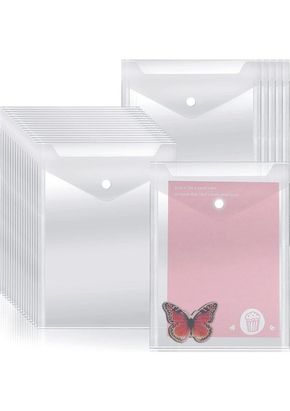 40 Paket Damga ve Kalıp Saklama Cepleri, Yeniden Kullanılabilir Zarflar, Su Geçirmez Çıkartma Düzenleyici Fiş Tutucu (7 Inç x 9,4 Inç) (Yurt Dışından) fiyatları