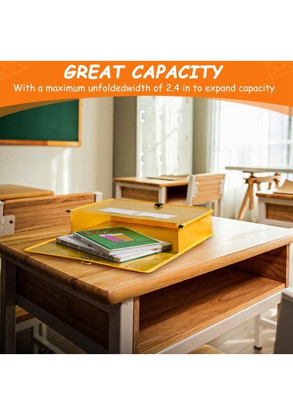 5'li Paket A4 Plastik Dosya Cüzdanı Zarf Genişleyen Dosya Klasörü ve Etiket Cebi Şeffaf Renkli Su Geçirmez Ofis Ev Için (Yurt Dışından) indirimleri