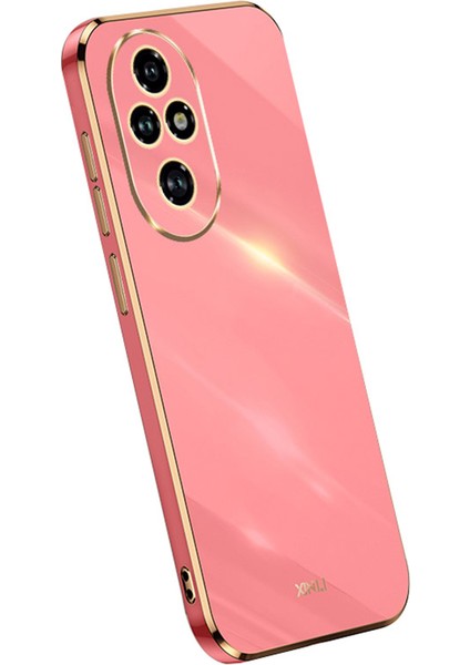 Xınlı For Honor 200 Pro 5g Kılıf Yumuşak Tpu Elektrokaplama Koruyucu Telefon Kılıfı-Kırmızı (Yurt Dışından)