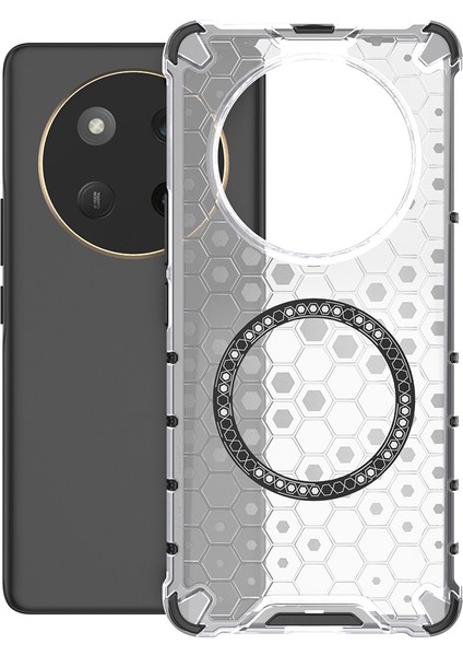 Honor X60 Pro 5g Kılıfı Magsafe Honeycomb Tasarım Tpu+Pc Telefon Kılıfı ile Uyumlu-Şeffaf (Yurt Dışından) fiyatları
