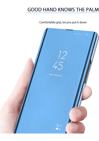 Honor X7B 4g/90 Akıllı Pu Deri Kılıf Flip Stand Görünüm Penceresi Telefon Koruyucu-Siyah (Yurt Dışından) modelleri