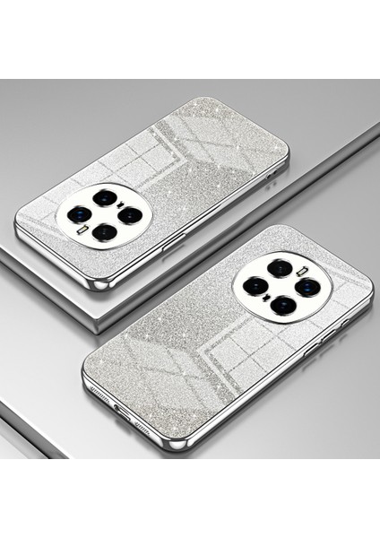 Honor Magic7 Pro 5g Kılıf Galvanik Degrade Parıltılı Tpu Telefon Kılıfı-Gümüş (Yurt Dışından) fırsatları