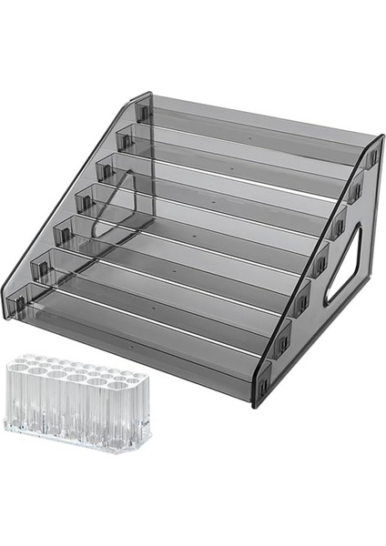 Akrilik Boya Düzenleyici (7 Katmanlı), Boya Fırçası Tutucu (26 Yuva), Boya Şişesi Düzenleyici, Alkol Mürekkepleri ve Gıda Boyası Için (Yurt Dışından)