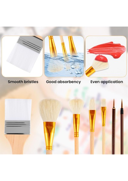 7 Parça Seramik Sırlama Aletleri, Seramik Malzemeleri, Seramik, Akrilik, Yağlı Boya Için Farklı Şekillerde Seramik Sırlama Fırçaları (Yurt Dışından) modelleri