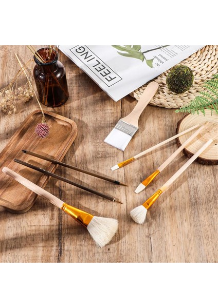 7 Parça Seramik Sırlama Aletleri, Seramik Malzemeleri, Seramik, Akrilik, Yağlı Boya Için Farklı Şekillerde Seramik Sırlama Fırçaları (Yurt Dışından) fırsatları