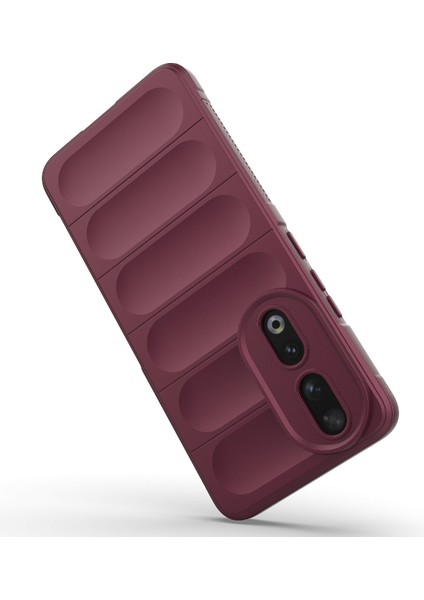 Honor 90 Için Esnek Tpu Telefon Kılıfı, Düşmeye Lı Telefon Kabuğu Koruyucu Kılıf-Şarap Kırmızısı (Yurt Dışından) modelleri