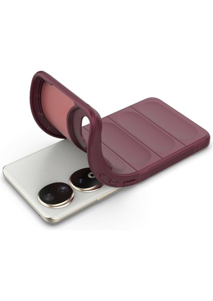 Honor 90 Için Esnek Tpu Telefon Kılıfı, Düşmeye Lı Telefon Kabuğu Koruyucu Kılıf-Şarap Kırmızısı (Yurt Dışından) fırsatları