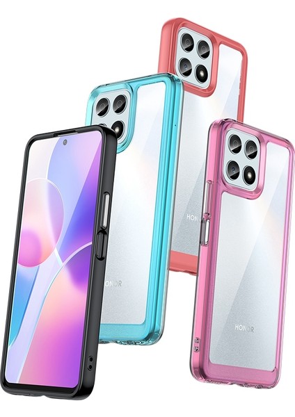 Honor X30I/X8 4G/PLAY6T Pro Bağımsız Düğmeli Telefon Kabuğu Darbeye Dayanıklı Tpu+Akrilik Hibrit Kılıf-Siyah (Yurt Dışından) indirimleri