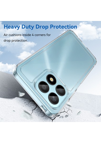 Honor X8A 4g Için Telefon Kılıfı, Akrilik + Tpu Cep Telefonu Kabuğu Koruyucu Kapak - Şeffaf (Yurt Dışından) modelleri