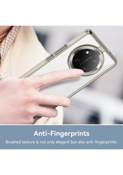 Honor X9C 5g/magic7 Lite 5G/X60 Pro 5g Kılıf Tpu+Akrilik Koruyucu Şeffaf Telefon Kılıfı-Şeffaf Gri (Yurt Dışından) indirimleri